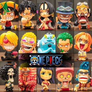 Jarred โมเดลฟิกเกอร์ PVC อนิเมะ Monkey D Luffy Doflamingo Sanji Ace Roronoa Zoro Robin Boa Sabo ของเล่นสําหรับเด็ก