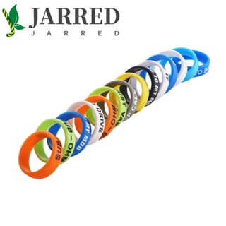 Jarred แหวนซิลิกาเจล หลากสี สําหรับตกแต่งคันเบ็ดตกปลา