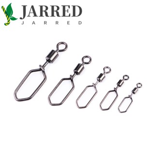 Jarred ตะขอสเตนเลส หมุนได้ ทนต่อการกัดกร่อน อุปกรณ์เสริม สําหรับตกปลา 20 ชิ้น