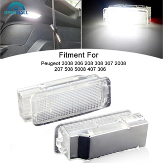 Openmall ไฟ LED ติดประตูรถยนต์ สําหรับ Peugeot 3008 206 208 308 307 2008 207 508 5008 407 306 Expert Light B1L8 1 ชิ้น