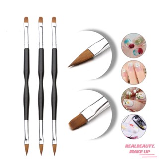 ANNIES 1 ชิ้น Double - headed ปากกาทาเล็บ 3D อัลตราไวโอเลตเจลเล็บเครื่องมือ DIY [realbeauty]