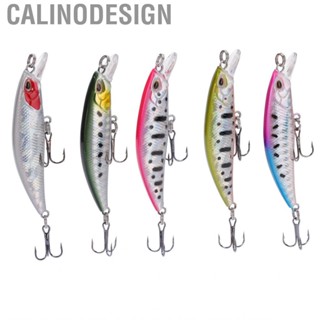 Calinodesign Fishing Lures  ABS Plastic Minnow Swimbait Lifelike Appearance for Seawater Freshwater