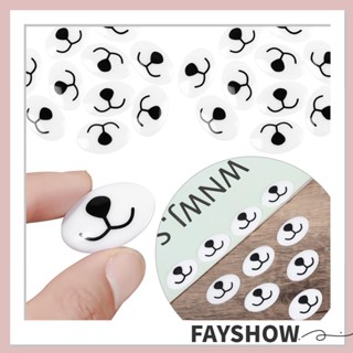 Fay 10/20 ชิ้น ตาตุ๊กตา Kawaii DIY อุปกรณ์เสริมจมูกตุ๊กตาสุนัข