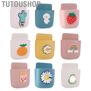 Tutoushop Holders Wall Mount Adhesive Organizer Pen Storage Box Phone Holder for Office Home School