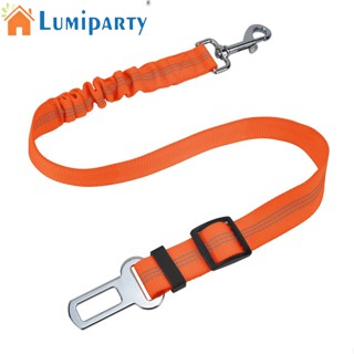 Lumiparty เข็มขัดนิรภัยสัตว์เลี้ยง แบบยืดหยุ่น หมุนได้ 360 องศา ปรับได้ สําหรับสุนัข