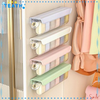Teath กล่องเก็บชุดชั้นใน เนคไท แบบพลาสติก ติดผนัง แบบพกพา 4 สี