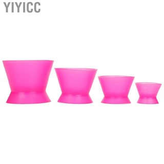 Yiyicc 4pcs Dental Mixing Cup Reusable Silicone Bowl For Facial  JFF