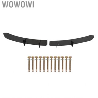 Wowowi Rear Side Splitters Easy Installation Rear Bumper Spoilers Sturdy Wear Resistant  Scratch for Car Accessories