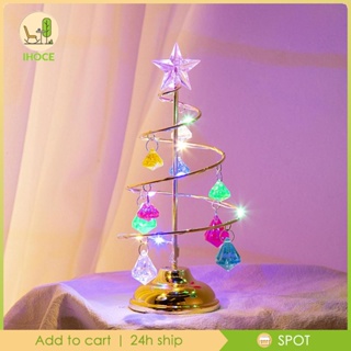 [Ihoce] Kerstboom Kleurrijk Licht Acryl Charms Acryl Kerstboom พบกับ Ster