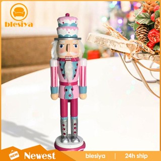 [Blesiya] ฟิกเกอร์หุ่นตุ๊กตาทหารไม้ Nutcracker ขนาด 35 ซม. ของขวัญสําหรับเด็ก