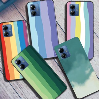 เคสโทรศัพท์มือถือ ซิลิโคนนิ่ม TPU พิมพ์ลายน่ารัก สีดํา สําหรับ Motorola Moto G14 Moto G14