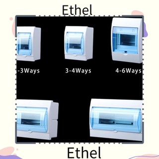 Ethel1 กล่องเบรกเกอร์วงจรไฟฟ้า พลาสติกใส แบบติดผนัง ในร่ม กลางแจ้ง