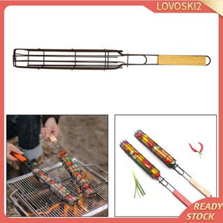 [Lovoski2] Kabob ตะกร้าย่างผัก ทําความสะอาดง่าย ไม่เหนียวติด