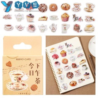 Yve สติกเกอร์ ลายเครื่องดื่ม มีกาวในตัว สําหรับติดตกแต่งเค้ก ขนมหวาน DIY