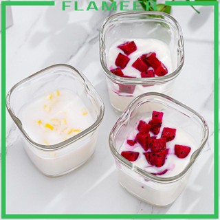 [Flameer] ขวดโหลแก้ว อเนกประสงค์ สําหรับใส่พุดดิ้ง สมูทตี้ ขนมหวาน น้ําตาล