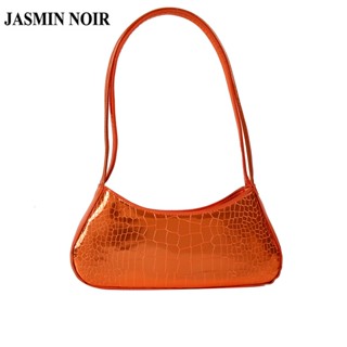 Jasmin NOIR กระเป๋าถือ กระเป๋าสะพายไหล่ หนังจระเข้ แฟชั่นฤดูร้อน สําหรับสตรี 2023