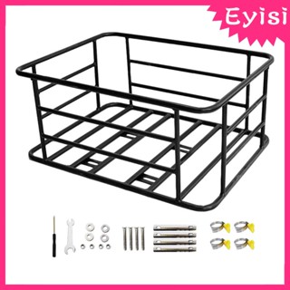 [Eyisi] ตะกร้าเหล็กติดด้านหลังจักรยาน ถอดออกได้ สําหรับจักรยานเสือหมอบ