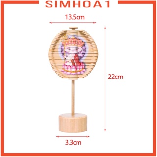 [Simhoa1] ของเล่นไม้หมุน แบบเกลียว สําหรับสํานักงาน