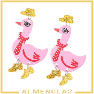 [Almencla2] ต่างหูระย้า รูปสัตว์น่ารัก หลากสี สําหรับผู้หญิง ปาร์ตี้คริสต์มาส วันหยุด