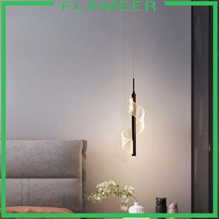 [Flameer] โคมไฟระย้า LED แบบเกลียว สําหรับแขวนเพดาน บ้านใหม่