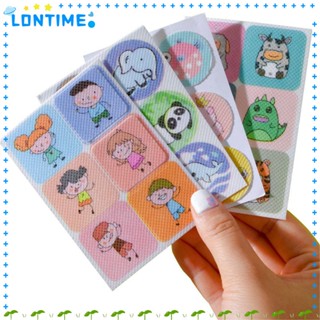 Lontime สติกเกอร์ ลายการ์ตูน ป้องกันยุง ทรงสี่เหลี่ยม เบาสบาย สําหรับเด็กนักเรียน 36 ชิ้น