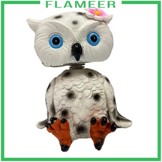 [Flameer] รูปปั้นนกฮูกเรซิ่นน่ารัก สําหรับตกแต่งตู้หนังสือ ห้องวาดภาพ งานฝีมือ