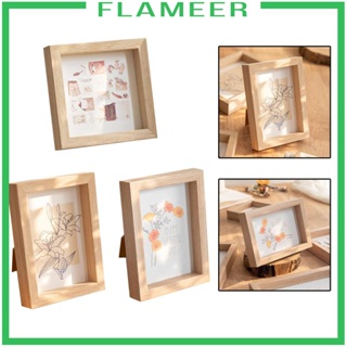 [Flameer] กรอบรูปไม้ แบบตั้งโต๊ะ สําหรับตกแต่งผนังห้องนอน ห้องนั่งเล่น