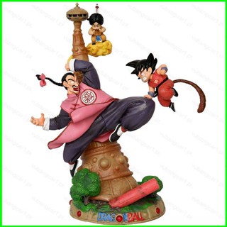 โมเดลฟิกเกอร์ อนิเมะดราก้อนบอล Son Goku vs Tao Pai Pai Karin Tower ของเล่น ของสะสม สําหรับเด็ก