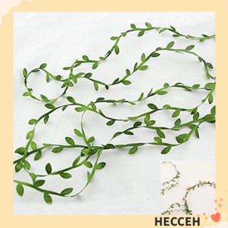 Hecceh ริบบิ้นผ้าไหม รูปใบไม้ 5 ม. 20 ม. สําหรับตกแต่ง DIY