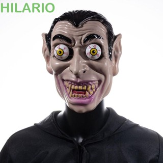 Hilario หน้ากากคอสเพลย์ รูปหัวกะโหลกผีดิบ ขยับได้ สําหรับปาร์ตี้ฮาโลวีน