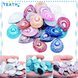 Teath หินคริสตัล พลอยเทียม กลิตเตอร์ ทรงหยดน้ํา ขนาด 20 กรัม 18*25 มม. สําหรับตกแต่ง DIY