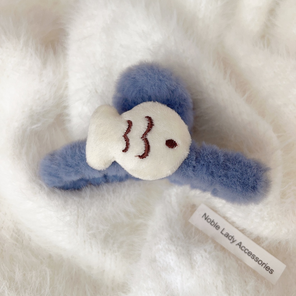 กิ๊บติดผม รูปปลาฉลามน่ารัก ขนาดเล็ก สีฟ้า เข้ากับทุกการแต่งกาย 2023 - รูปที่ 4