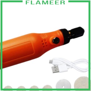 [Flameer] ปากกาเราเตอร์ ขนาดเล็ก ชาร์จ USB สําหรับงานไม้ งานฝีมือ DIY