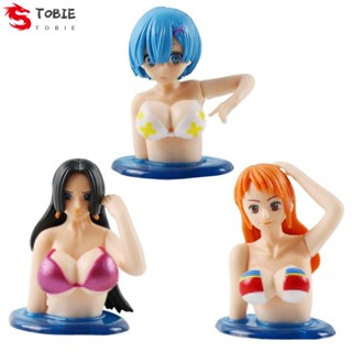 ฟิกเกอร์ TOBIE Rem Boa Hancock Nami Chest Shaking Figure สําหรับแฟนคลับ เก็บสะสม