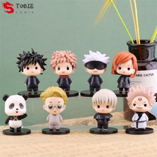 Tobie ตุ๊กตาฟิกเกอร์ Jujutsu Kaisen Fushiguro Megumi Kugisaki Nobara Q Version ของเล่นสะสม สําหรับเด็ก