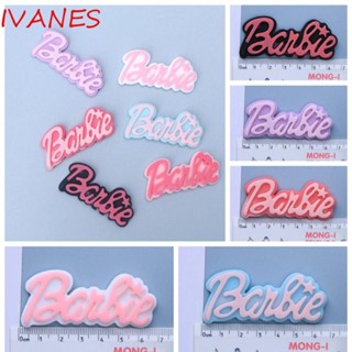 Ivanes การ์ดตัวอักษรภาษาอังกฤษ เรซิ่น แฮนด์เมด Diy สําหรับตุ๊กตาบาร์บี้ 5 ชิ้น