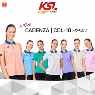 ใหม!! เสื้อโปโลผู้หญิง CADENZA (คาเดนซ่า) รุ่น CDL-10 WOMEN (CDL-10Y) ฟ้า ส้ม ม่วง ชมพู เขียว ขาว ครีม