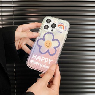 Yiki|เคสโทรศัพท์มือถือแบบนิ่ม TPU ลายดอกทานตะวัน สีรุ้ง สําหรับ Huawei Nova Y90 Y70 11 Pro 11 10SE 10 9 8 7 Pro 10 9SE 9 8SE 8 7SE 7 7i 6SE 5T 3i