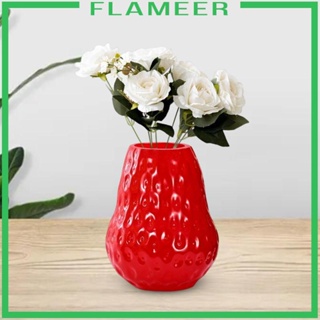 [Flameer] แจกันแก้ว แบบตั้งโต๊ะ ลายดอกไม้ สําหรับตกแต่งบ้าน ห้องนั่งเล่น ห้องครัว