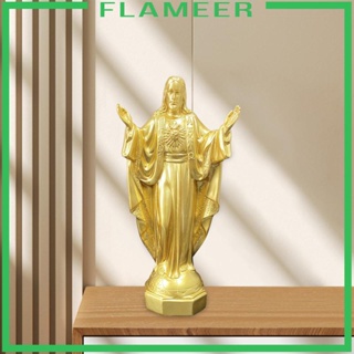 [Flameer] ฟิกเกอร์เรซิ่น รูปปั้นพระเยซู ขนาดเล็ก สําหรับตกแต่งบ้าน