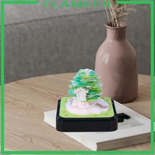 [Flameer] แผ่นกระดาษแกะสลัก ปฏิทินตั้งโต๊ะ สําหรับตกแต่งบ้าน สํานักงาน ห้องอ่านหนังสือ