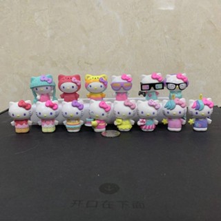 ของแท้ โมเดลตุ๊กตา Hello Kitty หลายรุ่น ของเล่นสําหรับเด็ก