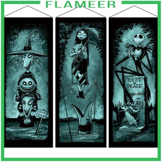 [Flameer] โปสเตอร์สยองขวัญฮาโลวีน สําหรับแขวนตกแต่งผนัง