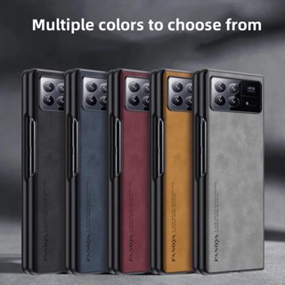 เคสโทรศัพท์มือถือหนัง ผิวด้าน แบบพับได้ กันกระแทก หรูหรา สําหรับ xiaomi MIX Fold 3 xiaomi MIX Fold3