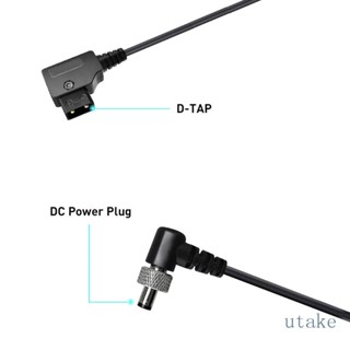 Utakee Dtap พอร์ตตัวผู้ V เป็น DC2 5 2 1 ตัวผู้ สําหรับ Atomos มอนิเตอร์ กล้องแปลงพลังงาน สายเคเบิลอะแดปเตอร์ Dtap ตัวผู้