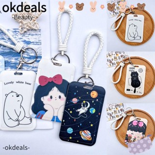 Okdeals ที่ใส่นามบัตร ป้ายธนาคาร สําหรับเด็กนักเรียน