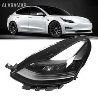 ALABAMAR ไฟหน้ารถ LED Dual Beam เลนส์ไฟเลี้ยว DRL ความสว่างสูงกันน้ำสำหรับ TESLA รุ่น 3 Y