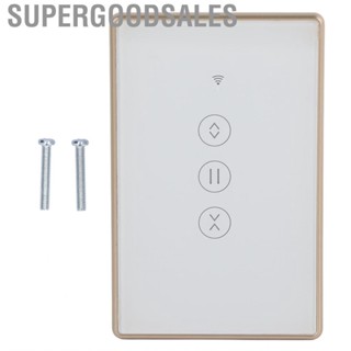 Supergoodsales Standard Intelligent Dimmer  WiFi Smart Switch Glass Panel 95‑250V for Google Home Electric Roller Blinds IFTTT Roqi