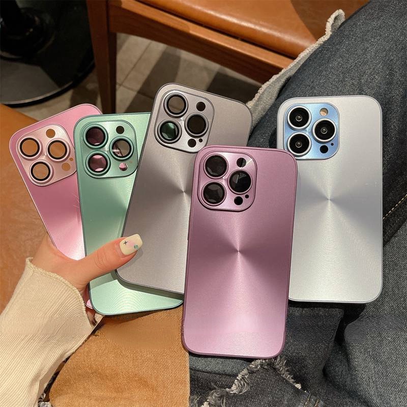 เคสโทรศัพท์มือถือแบบแก้วแข็ง แต่งแสงออโรร่า ระยิบระยับ แฟชั่น สําหรับ Iphone 11 12 13 14 15 Pro Max 14 Plus