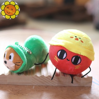 Yescont Kawaii พวงกุญแจ จี้ตุ๊กตาหนูน้อยน่ารัก ขนาดเล็ก สีแดง DIY ของเล่นสําหรับเด็ก